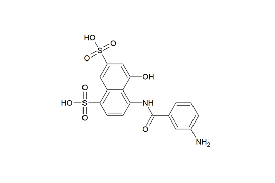 4((3アミノベンゾイル)アミノ)5ヒドロキシナフタレン1,7ジスルホン酸India Fine Chemicals
