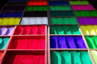 Raw materials for dyes, pigments
